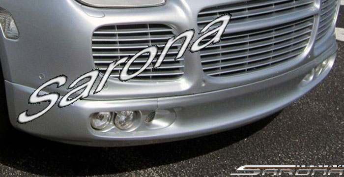 Custom Porsche Cayenne Front Bumper Add-on  SUV/SAV/Crossover Front Add-on Lip (2002 - 2006) - $750.00 (Part #PR-004-FA)